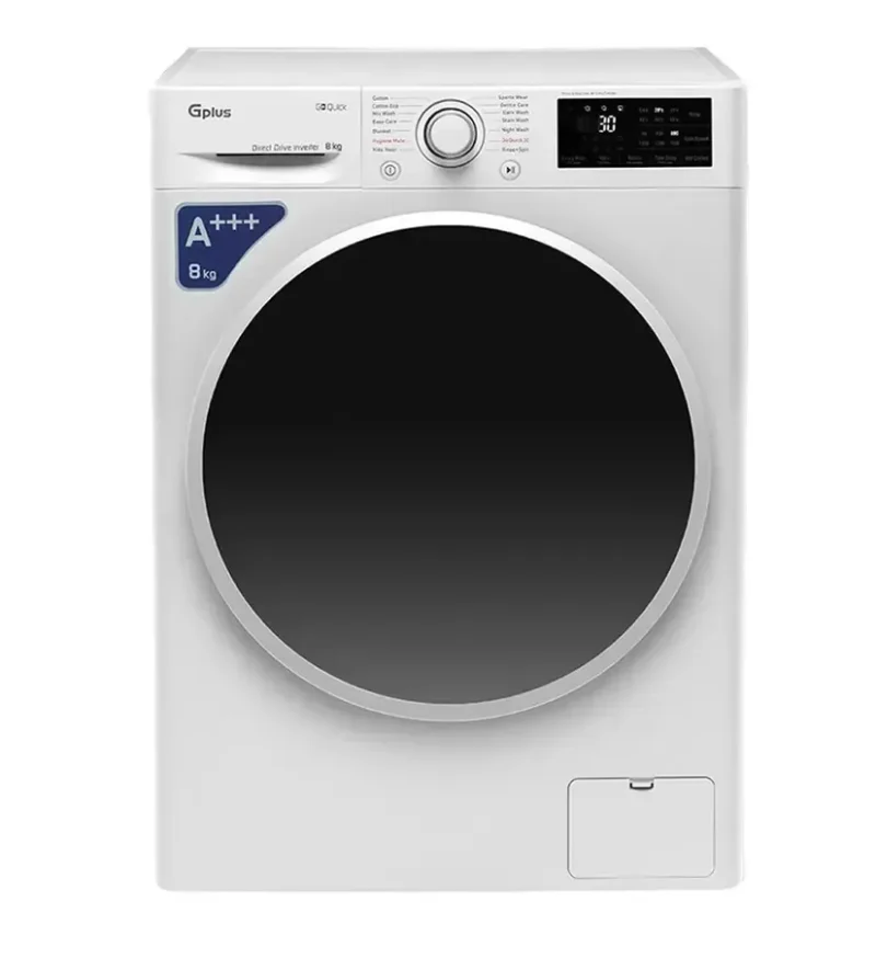 G Plus washing machine model GWM-P87W capacity 8 kg