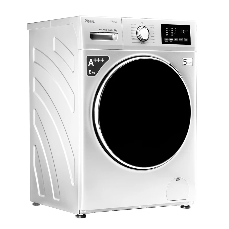 ماشین لباسشویی 8 کیلویی جی پلاس مدل GWM-P8220W