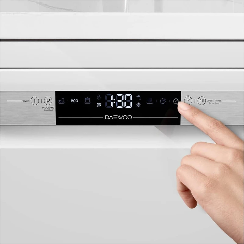 ماشین ظرفشویی 14 نفره دوو مدل DW-160S ـ استیل