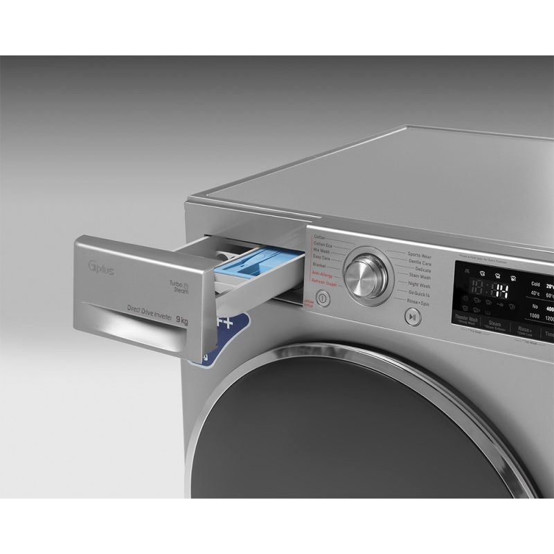 ماشین لباسشویی 9 کیلویی جی پلاس مدل GWM-R99S.KTN