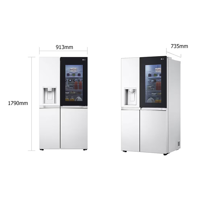 یخچال فریزر ساید بای ساید هوشمند ال جی مدل GCX-287TVW
