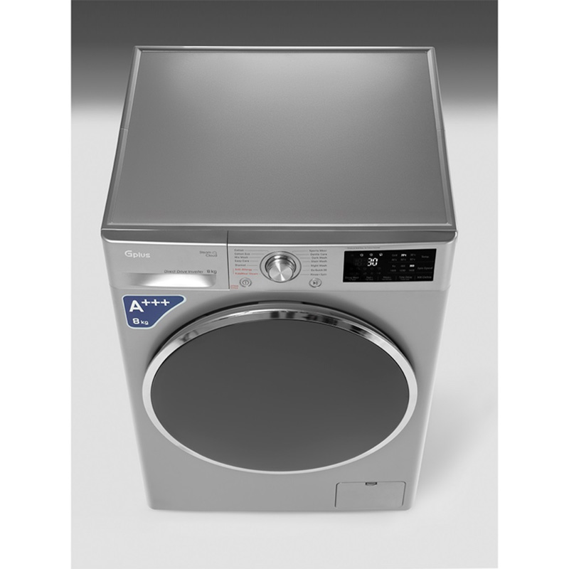 ماشین لباسشویی 8 کیلویی جی پلاس مدل GWM-R808S.N