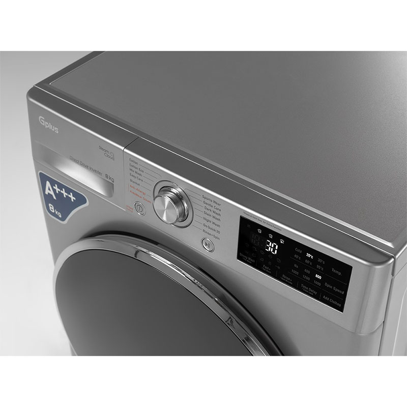ماشین لباسشویی 9 کیلویی جی پلاس مدل GWM-R909S.N
