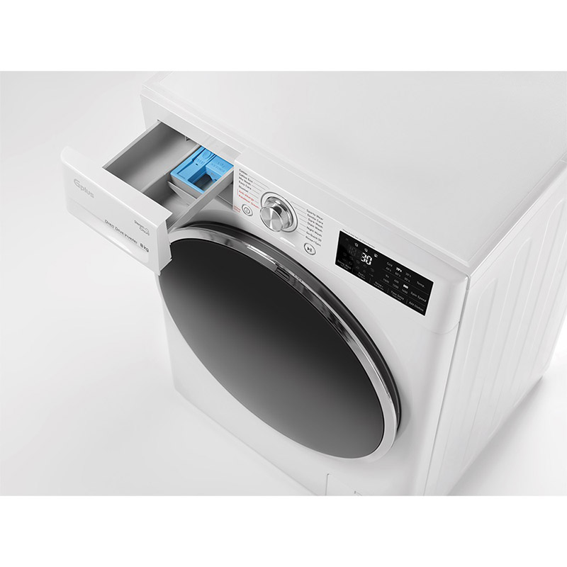 ماشین لباسشویی 9 کیلویی جی پلاس مدل GWM-R909W.N